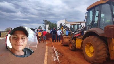 Imagem da notícia Prefeitura de Selvíria decreta luto oficial após jovem morrer soterrado em obra; Jefeson era filho de servidora